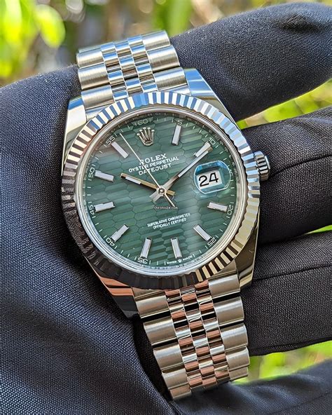 most popular green dialled rolex watch|rolex datejust 41mm green dial.